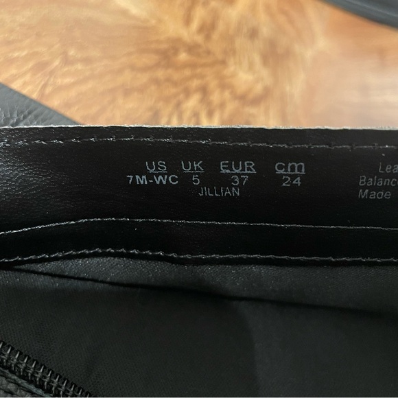 NWOT Naturalizer Jillian Wide Calf Knee High Tall Leather Riding Boot 7 - Picture 9 of 9